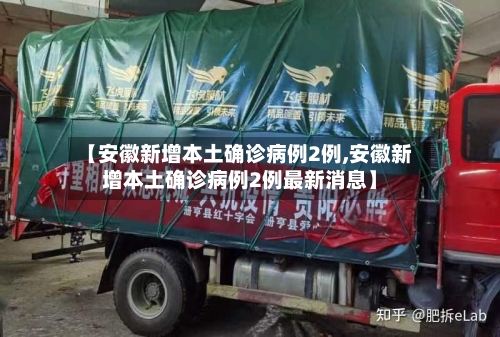 【安徽新增本土确诊病例2例,安徽新增本土确诊病例2例最新消息】