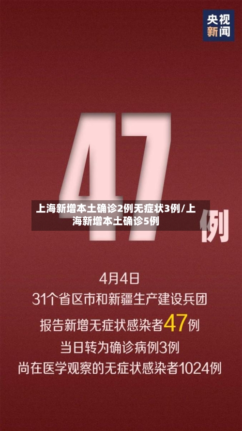 上海新增本土确诊2例无症状3例/上海新增本土确诊5例